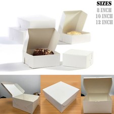 White Folding Cardboard Cake