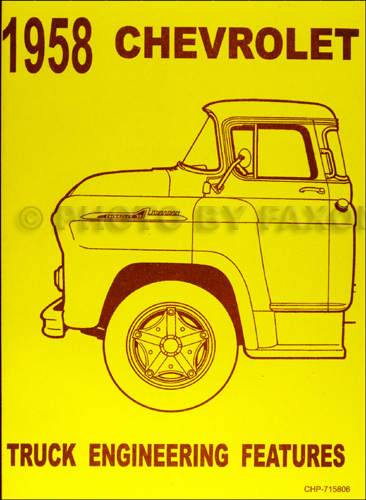 1958 chevrolet truck - 1958,