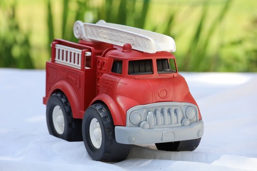 Green toys fire engine - toys,