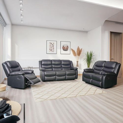 Cortland leather look - 3, piece