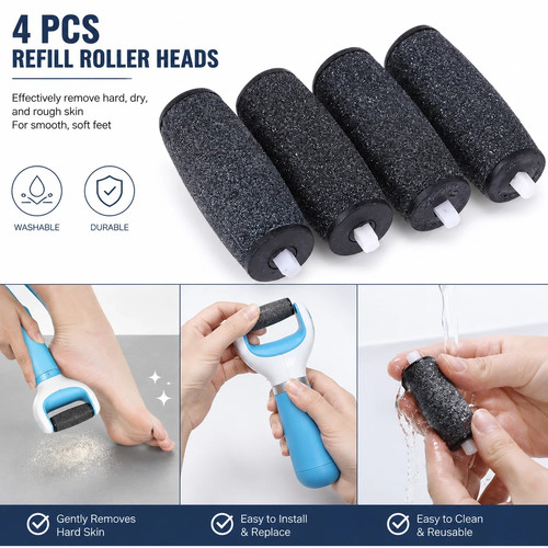 Replacement roller heads - 4x,