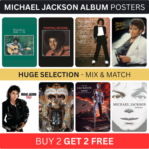 Michael jackson album posters - michael,