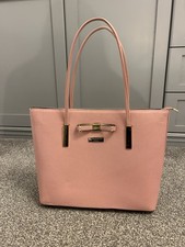 Ted Baker Pink Leather Shopper Tote Bag
