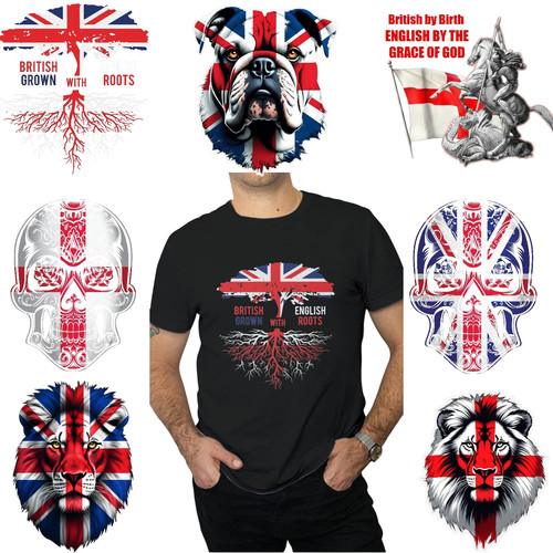 Shirt british proud - british, 100%