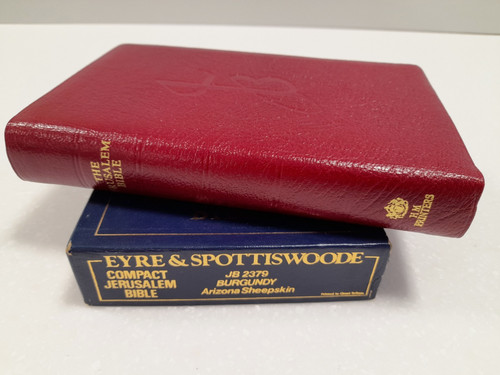 Jerusalem bible burgundy - bible,