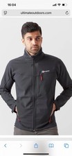 Berghaus Men’s Ghlas Black Soft shell Jacket Size  Medium