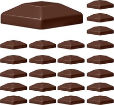 (24-Pack Brown) 4"x4"(3 5/8")