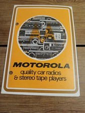 Motorola 'Quality Car Radios and Stereo.Tape Players' Vintage Sales Leaflet