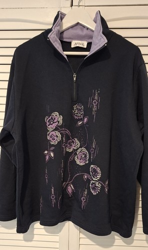 Afibel ladies navy purple