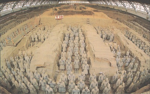 Terracotta army warriors - terracotta,