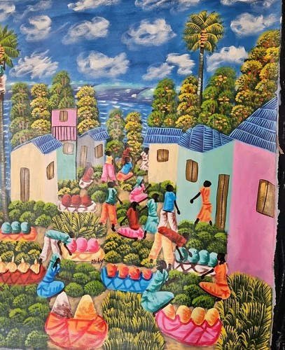 Mid century haitian art - , l.y
