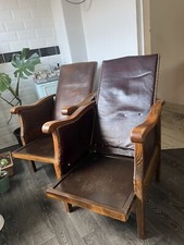 Vintage Arts And Crafts Reclining Chairs By W.hudson Model Number 2737 Art Deco