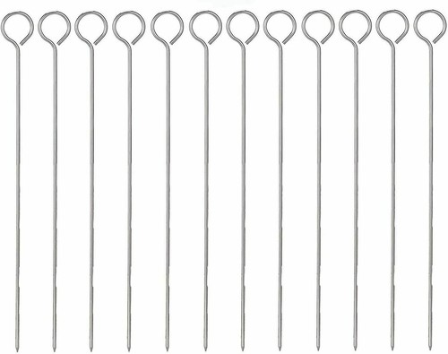 Metal bbq skewers - metal,