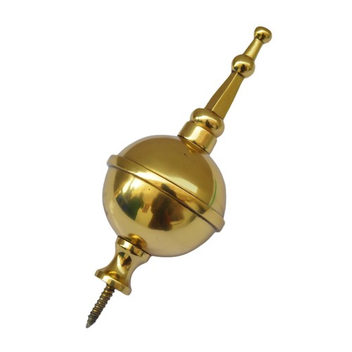 Brass ball spire - brass, &
