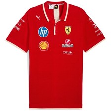 Ferrari F1 Team 2025 Polo Shirt Men XXL New with Tags Formula One Racing