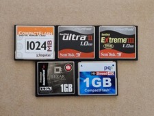 5 x 1GB CF Compactflash Memory