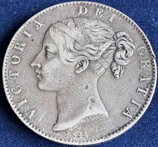 1844 queen victoria silver - 1844,