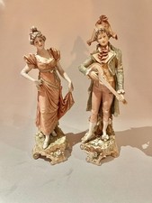 A  pair of Royal Dux porcelain