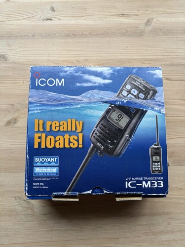 Icom m33 buoyant vhf - icom,