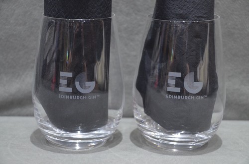 Edinburgh gin glass tumbler - gin,