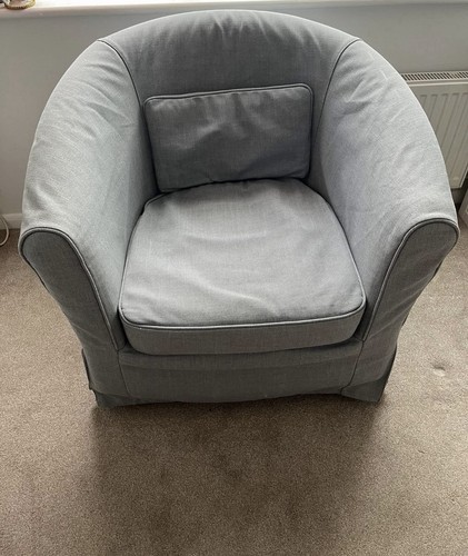 Ikea tullsta tub chair grey - chair,