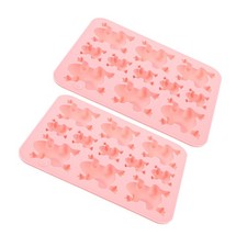 2 Pcs Silicone Frog Shape Mold