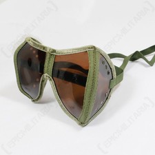 Tank Goggles and Case - Post WW2 Surplus Panzer Safely Glasses With Case Army