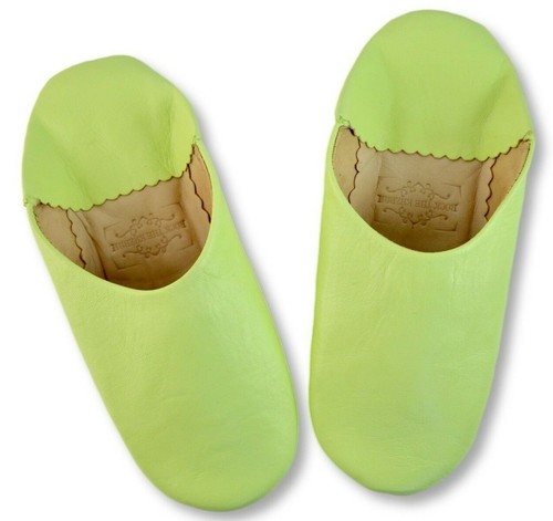 Moroccan leather babouche - moroccan,