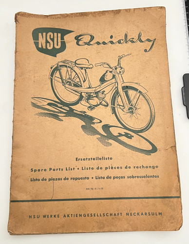 Original nsu quickly moped - quickly,