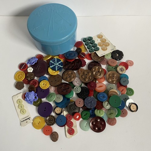 Vintage pot buttons job lot - vintage,