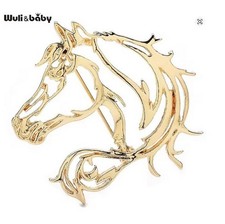 Wuli & Baby Horse Head Brooch