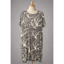 Eastex Jersey Grey Dress White