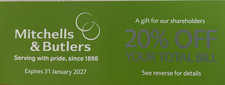 12 x 20% Off Mitchells &
