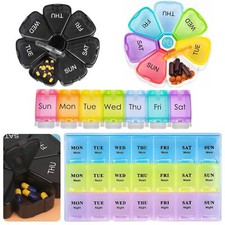 LARGE 7 DAY PILL BOX VITAMIN