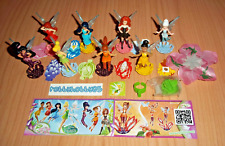 KINDER SURPRISE - DISNEY FAIRIES COMPLETE SET OF 10 WITH ALL PAPERS - FERRERO 