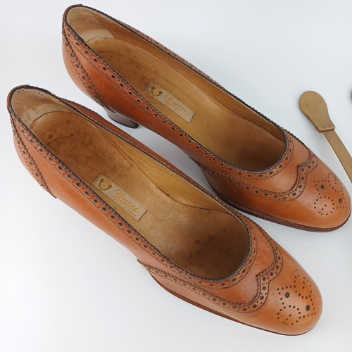 Vintage gucci brown leather - vintage,