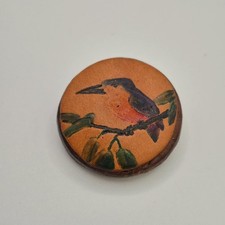 Vintage Leather Button