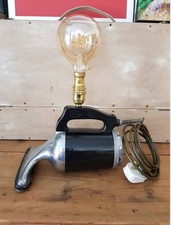 Bakelite Vacuum Cleaner Lamp : Repurposed Hoover Dustette with Edison Bulb