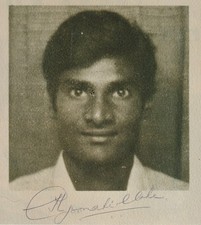H.M. Goonatillake - Sri Lankan Former Cricket Player Signed Newspaper Cutout