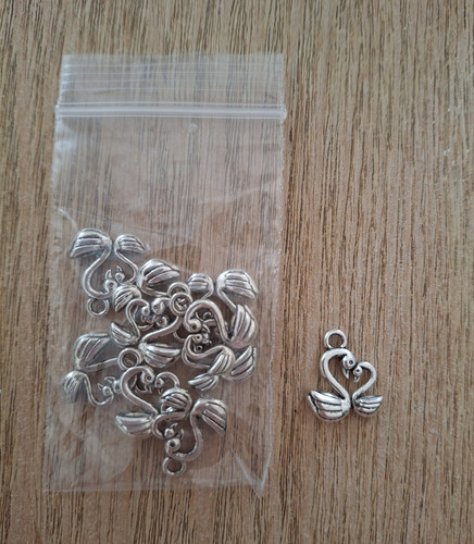 Tibetan silver metal - silver, swan