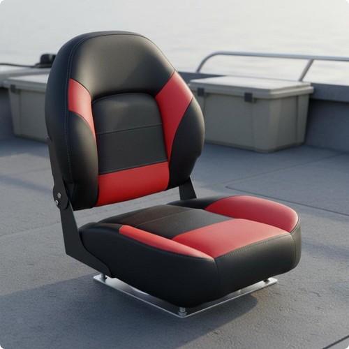Folding boat seat - for, fishing