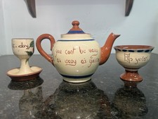 Watcombe motto ware teapot - watcombe,