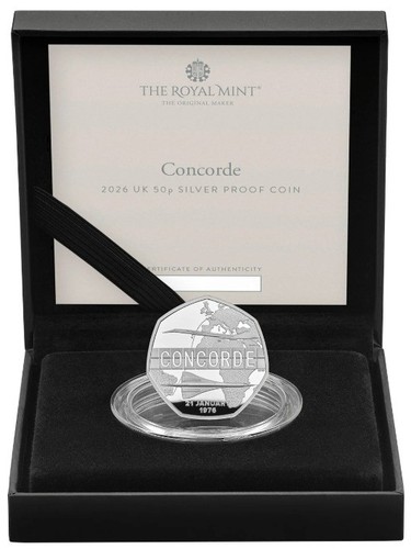 50p concorde 2026 silver - 2026, proof
