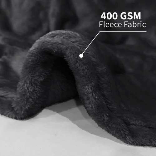 Faux fur fleece throw - throw, soft