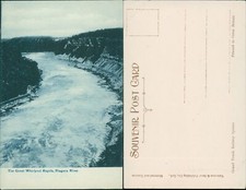 Niagara River Great Whirlpool Rapids Valentines Grand Trunk Railway System