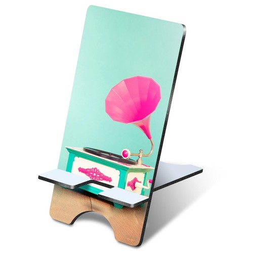 3mm mdf phone - stand, vintage