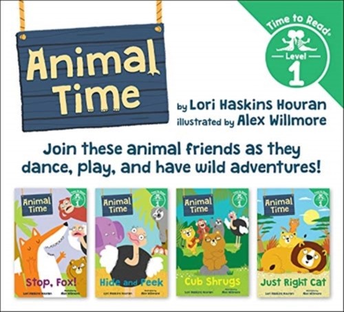 Animal time set - time, by
