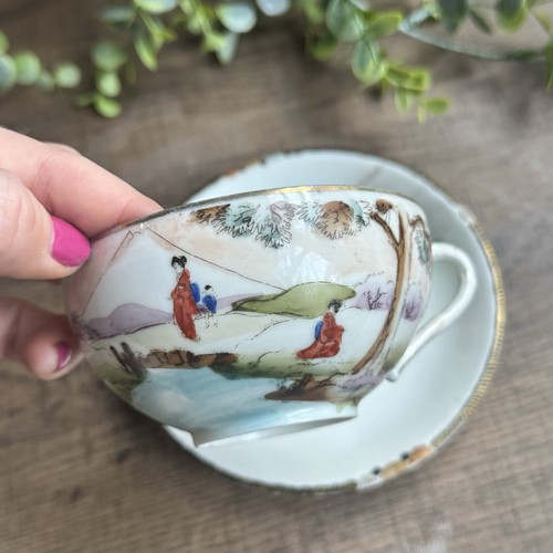 Japanese lithophane tea - lithophane, cup