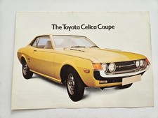 TOYOTA CELICA 1600 COUPE ST SALES BROCHURE 1974 1975