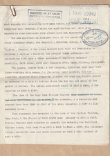 WW2. 1940. HOME FRONT. CENSOR